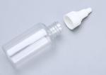 Essential Oil 50ml 30ml Clear Plastic Dropper Bottles Screen Printing