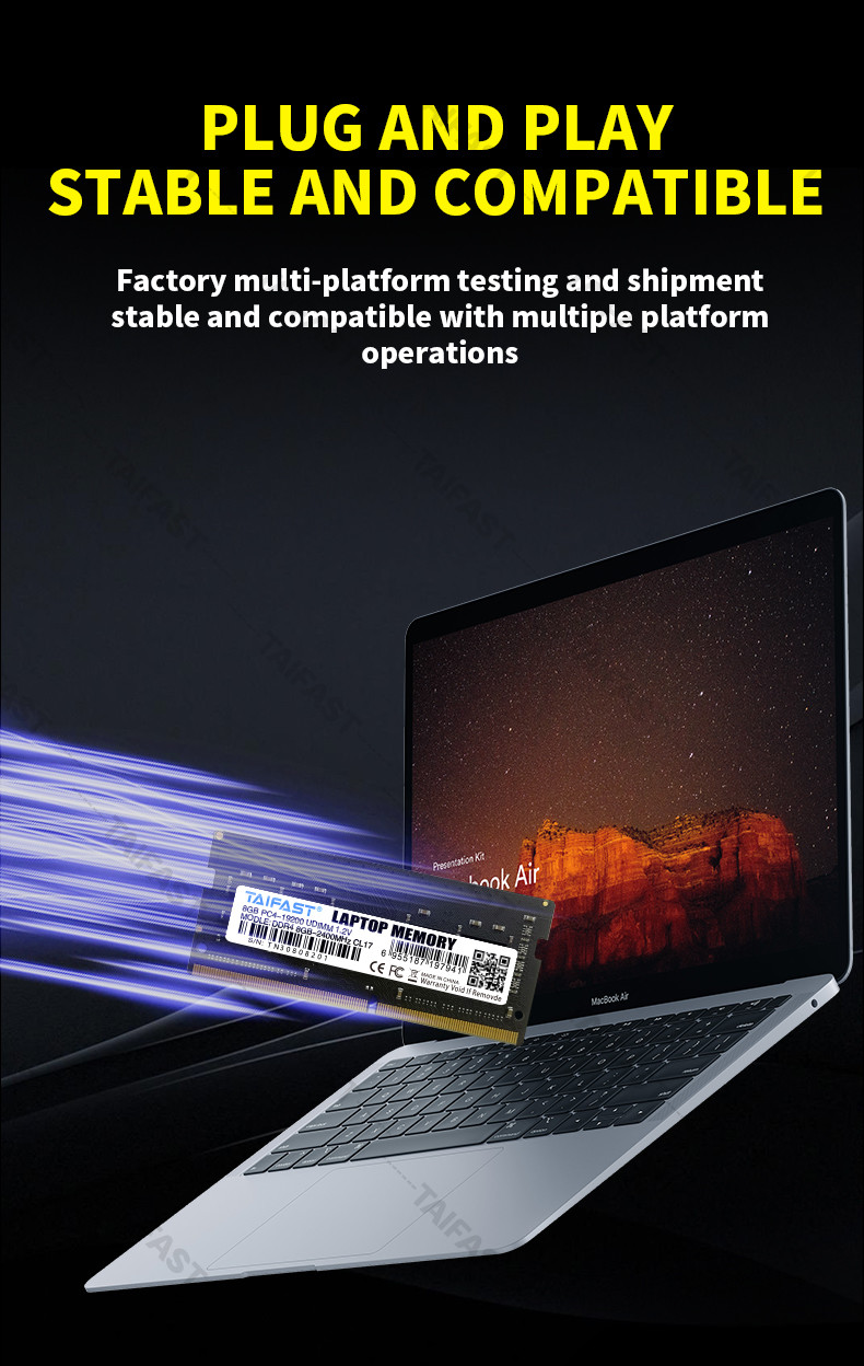 240pin 8GB DDR4 Memory Ram So Dimm 2400mhz RoHS For Notebook Laptop