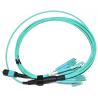 Buy cheap MTP / MPO-LC Sm Optical Fiber Patch Cable Round Cable Fanout 2.0mm from wholesalers