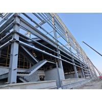 Buy cheap Decorative aluminum panel and Glass curtain wall designed modern prefab steel product