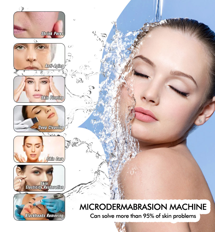 BIO RF Beauty Therapy Machine 15 Inch Cold Hammer Hydro Dermabrasion Device