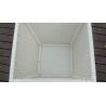 Buy cheap All Weather White PE Rattan Storage Box White Aluminum Frame from wholesalers