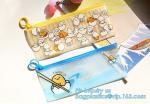 zipper bag vinyl toiletry zipper bag pvc slider bag, Waterproof PVC Vinyl Slider