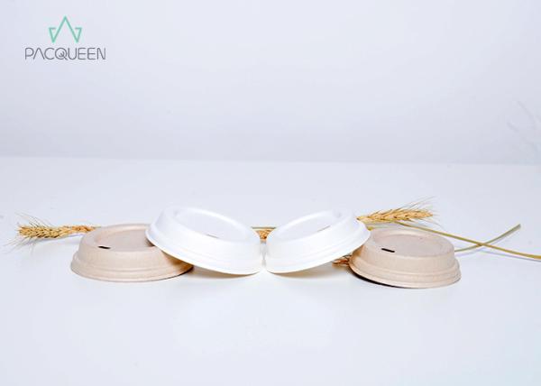 Buy cheap Disposable Bagasse Lids Future Friendly Lids For Cold / Hot Drinks from wholesalers