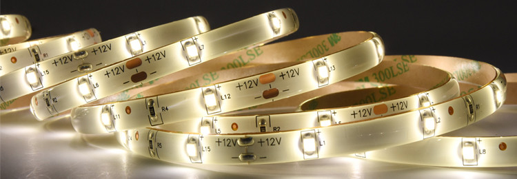 12V 24V LED Tape Lighting Under Cabinet 3528 LED Strip Outdoor External Dimmable