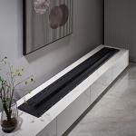 Steel Led Electric Fireplace for Freestanding Installation in Indoor/Living Room