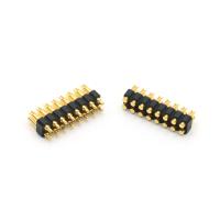 Buy cheap Double Row Spring Loaded Connector 16pin Solder Cup Connector 2.54mm Pitch product