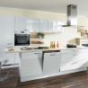 Buy cheap 75in Family Stained Plywood Modern Beadboard Kitchen Cabinets U Shape Particle Board from wholesalers