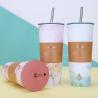 Buy cheap Leakproof Stainless Steel Travel Cups With Straws BPA Free from wholesalers