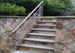 CE Stainless Steel Balustrade Systems Porch Stair Railing End Cap House Railing