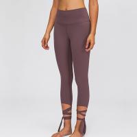 Buy cheap Pro Skin Nylon Women's High Waist Yoga Pants Capri Tummy Control Workout Apparel product