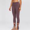 Buy cheap Pro Skin Nylon Women's High Waist Yoga Pants Capri Tummy Control Workout Apparel from wholesalers