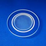 Customized Fused Silica Glass Flange , Quartz Glass Tube Corrosion Resistance