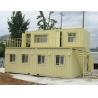Buy cheap 2Layers shipping container house flat pack house with 4 windows and 1 dorr from wholesalers