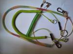 Plastic coated and stainless steel wire spiral cord fishing tool holder spring