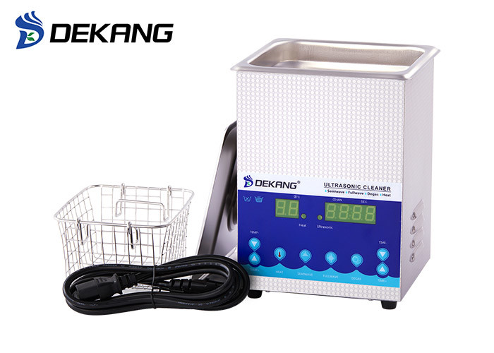 2L Dental Parts Ultrasonic Cleaning Equipment Dual Frequency With LCD Display