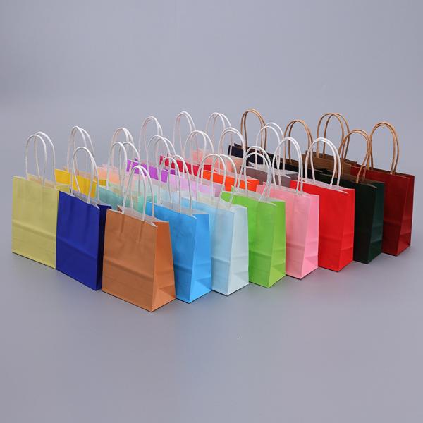 Buy cheap Paper Type Kraft Paper Custom Color Accepted Shopping Carrier Tote Bag at Affordable from wholesalers