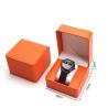 Buy cheap Handmade PU Leather Watch Jewelry Storage Box with Custom Logo and Lined Interior from wholesalers
