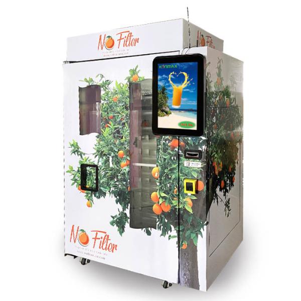 Buy cheap 410ml Mobile Payment LED Display Orange Juice Vending Machine from wholesalers