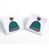 Buy cheap Plain Dyed Custom Printed Clothing Labels Ｗhite Soft Cotton Label for Baby Infant from wholesalers