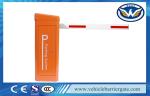 Parking Vehicle Barrier Gate Remote Control Boom Barrier With 6 Meters Arm