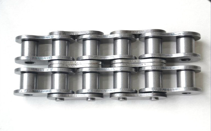 Triple Strand Roller Conveyor Chain Stainless Steel Short Pitch Custom Design