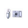 Buy cheap 304 Stainless Steel Toilet Partition Lock Hardware Impact Resistance With Handle from wholesalers