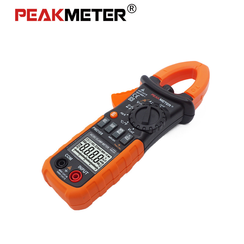 AC/DC Digital CLamp Meter With Ammeter , Voltmeter ,Double Mold，Back Light，LCD，Ohmmeter Measurement
