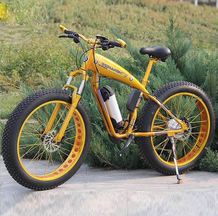 Aluminum 500W 26 Inch Electric Mountain Bike