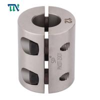 Buy cheap 2 Two-Piece Clamp-On Rigid Shaft Coupling With Keyway 50X55mm product