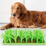 Safe Non Toxic Grass Food Mat Silicone Sniffing Mat For Dogs Hide And Seek