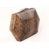Buy cheap Unique Shape Bronze Clutch Bag , Hard Case Leather Evening Bags Faux Snake Skin from wholesalers