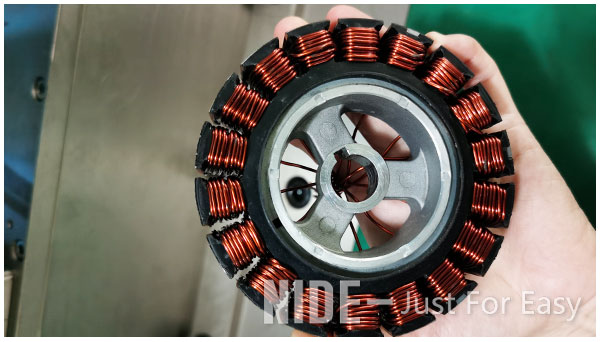 automatic scooter wheel motor winding machine