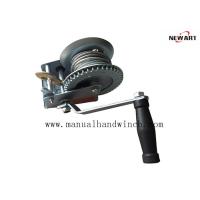Buy cheap 600lbs Portable Manual Hand Winch ,Cable Winches A3 Steel With Two Way Ratchet product