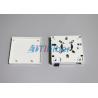 Buy cheap SC / LC Fiber Adapter Fiber Optic Splice Box 2 Port Socket Panel from wholesalers