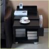 Buy cheap Multifunction Black Movable Wheels E1 MDF Solid Wood Coffee Tables from wholesalers