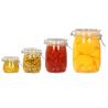Buy cheap Custom Size Airtight Thick Glass Food Storage Jars With Clip Top Caps from wholesalers