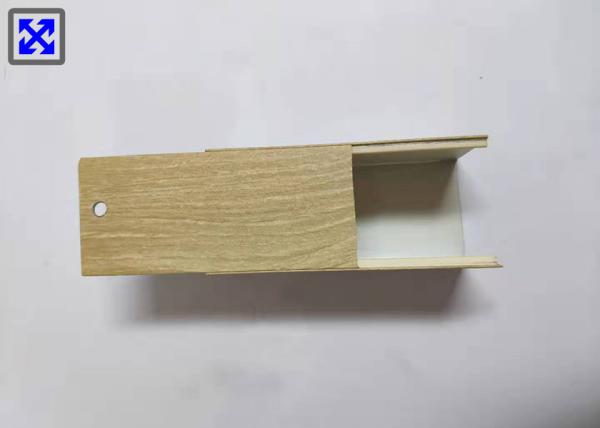 Buy cheap Yellow Wood Grain Custom Extruded Aluminum Enclosures For Buckle Beam from wholesalers