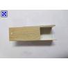 Buy cheap Yellow Wood Grain Custom Extruded Aluminum Enclosures For Buckle Beam from wholesalers