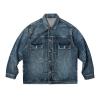 Buy cheap Factory OEM Vintage Multi-Pocket Heavy Duty Wash Denim Jacket Jacket For Men from wholesalers
