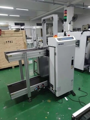 Touch Screen PLC Control System PCB Unloader Handling Equipment with 6 Magazines Loading Capability