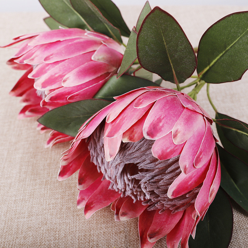 Spring color simulation king flower shooting scene emperor flower home fake flower decoration wedding king flower simulation flower