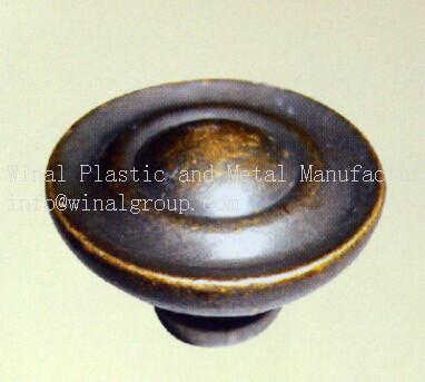 Quality Size Dia32xH21 traditianal bronzed hardware pull knob,Zinc alloy,plating &amp; color can OEM. for sale