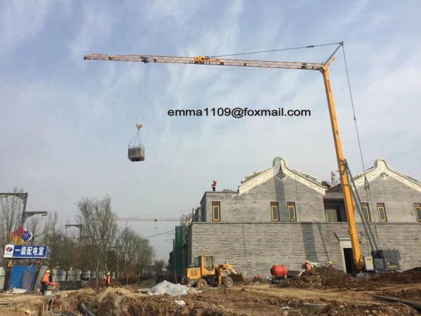 Buy cheap 4t Self Install Tower Mobile Construction Crane Hydraulic Legs Display Torque Limiter from wholesalers