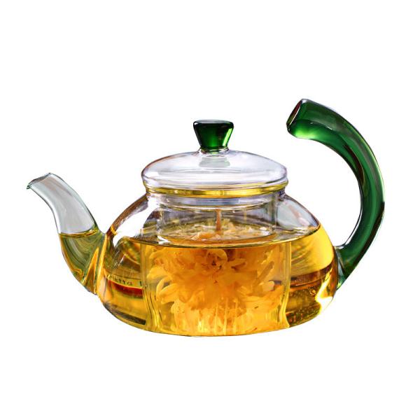 Buy cheap Smooth Surface Clear Glass Teapot Modern 600ml / 20oz Glass Kettle Teapot from wholesalers