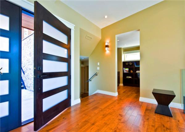 Buy cheap Customized Size Solid Wood Doors Glass Pivot EPE Inside Strong Carton Outside from wholesalers