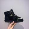 Buy cheap Suede PU Black Flat Winter Boots Lamb Wool Flat Heel Ankle Boots For Ladies from wholesalers