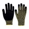 Buy cheap 13 Gauge A4 Black Chloroprene Gloves Cut Resistant Neoprene Coated Gloves from wholesalers