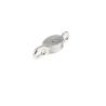 Buy cheap 30mm Zinc Alloy Diecast Fixed Style Nylon Sheave Pulley With Double Ended Eye from wholesalers