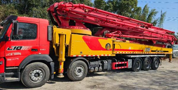 Buy cheap Large Size Concrete Pump 2021 Sany Used Concrete Pump Truck 67M With Volvo Chassis In Eastern Asia from wholesalers